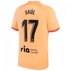 Fotbalové dres Atlético Madrid Saul 17 Alternativní 2022-23 Krátký Rukáv